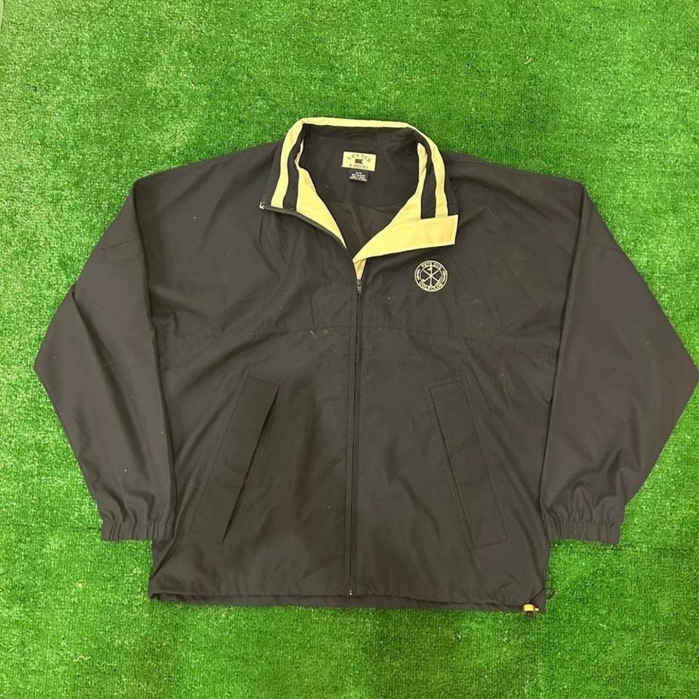 Vintage Men's Cutter and Buck Gold Full Zip Windbreaker‎ Size Medium